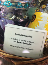 Load image into Gallery viewer, Magnetic Woman Wellness™ Gentle Reminder Jar (Burnout Prevention Collection)
